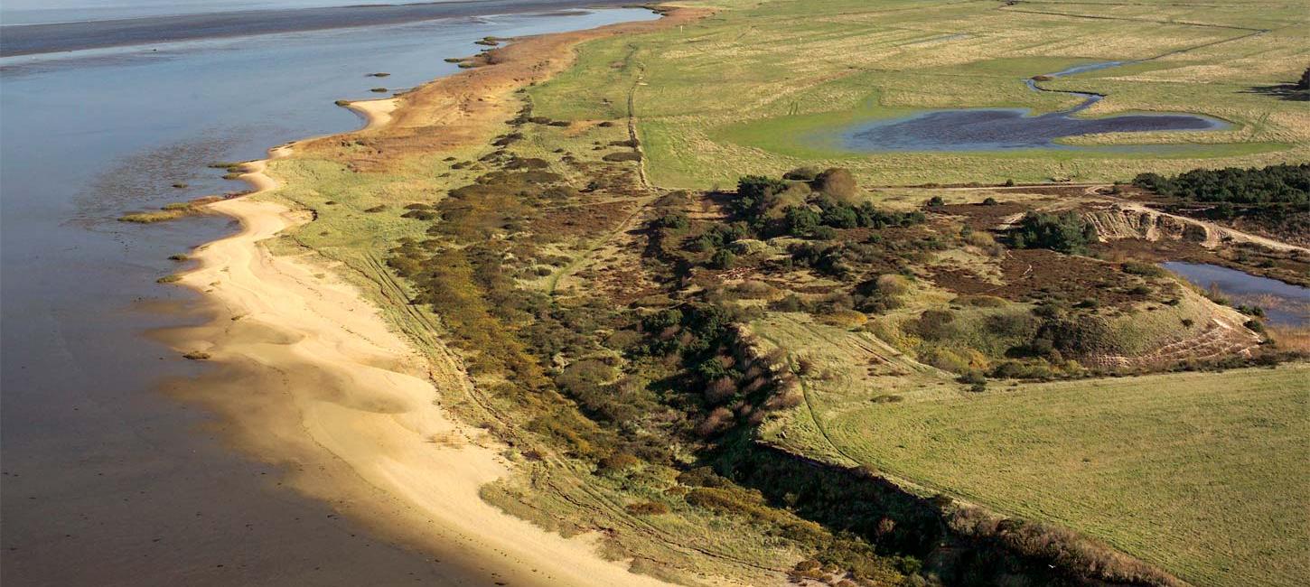 Luftbild von Marbæk | Süddänische Nordsee