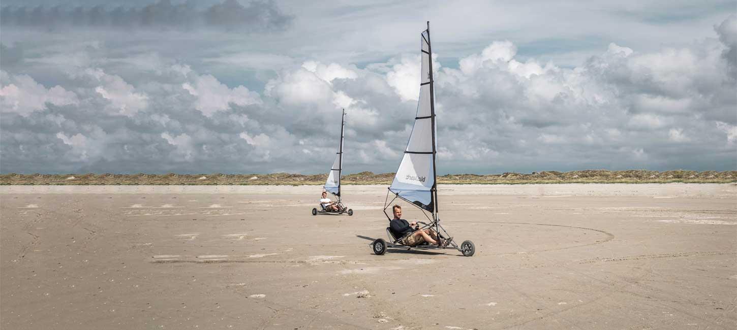 Blokart am Strand von Fanø