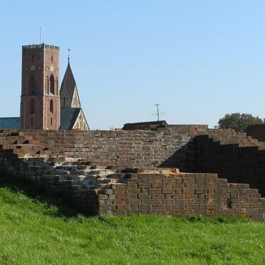 Ruine bei Slotsbanken | Süddänische Nordsee