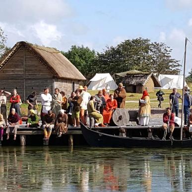 Der Hafen im Ribe VikingeCenter | Süddänische Nordsee