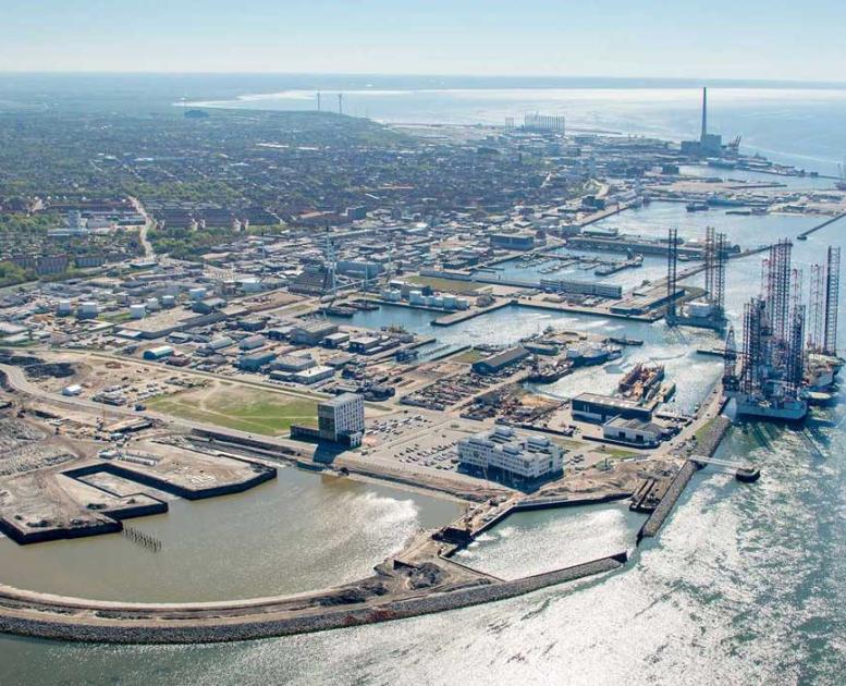 Hafen von Esbjerg - Luftbild | Süddänische Nordsee
